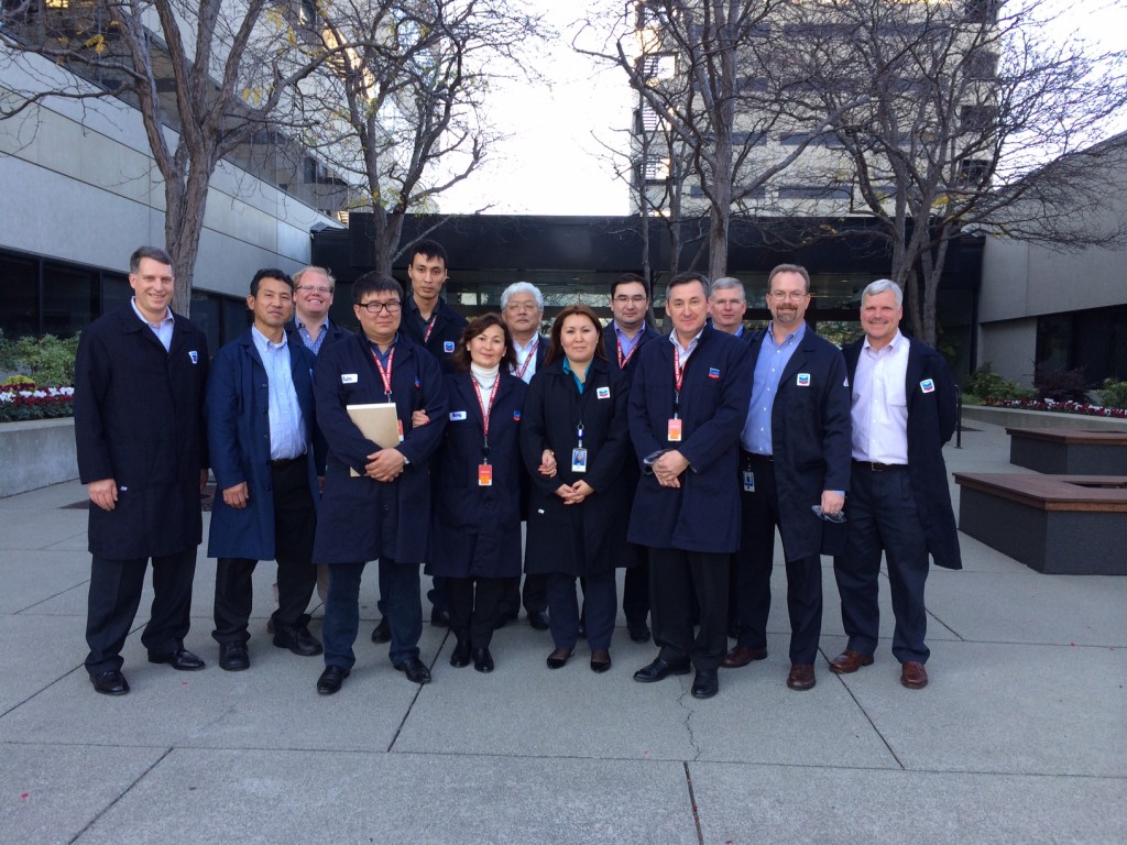 KMG delegation visiting ETC laboratory in Richmond, USA
