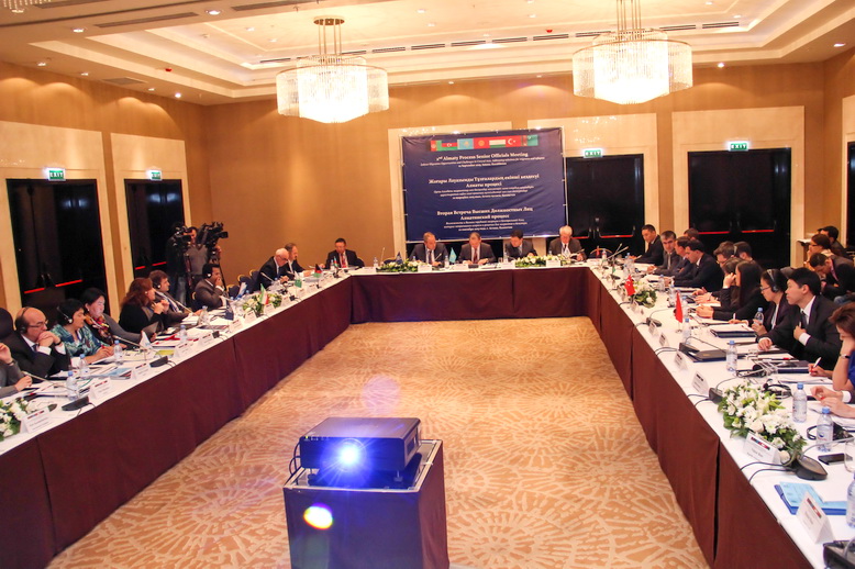 Participants at the Senior Officials Meeting of the Almaty Process in Astana on Sept. 22. Photo: IOM