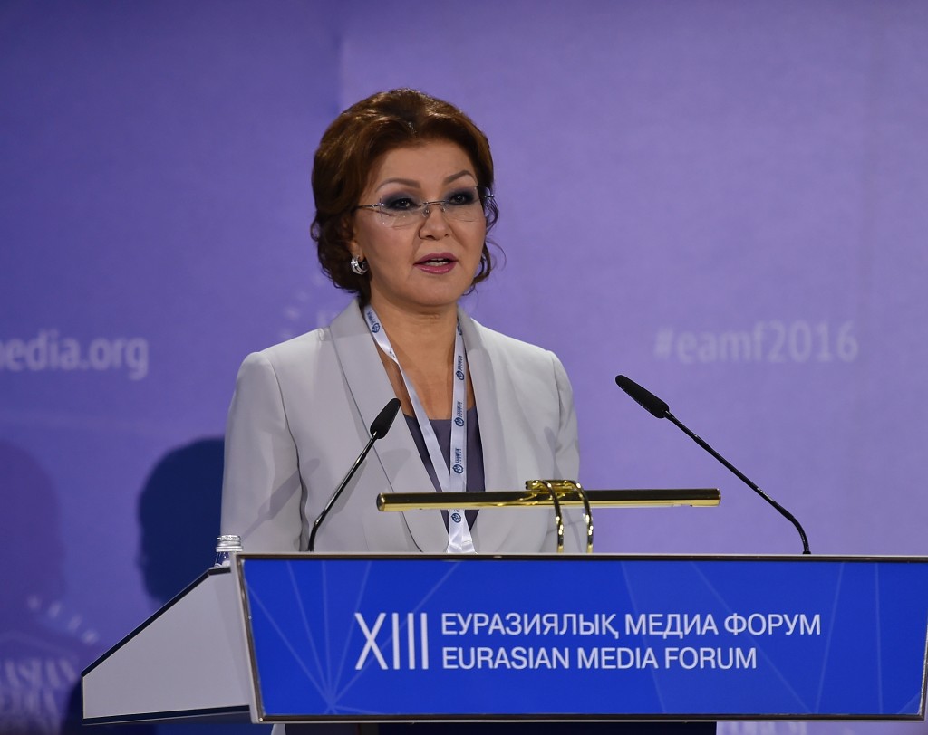 Dariga Nazarbayeva, EAMF organising committee chair. Photo credit: Ilyas Omarov