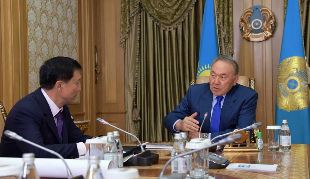 President Nazarbayev Meets with Astana Mayor
