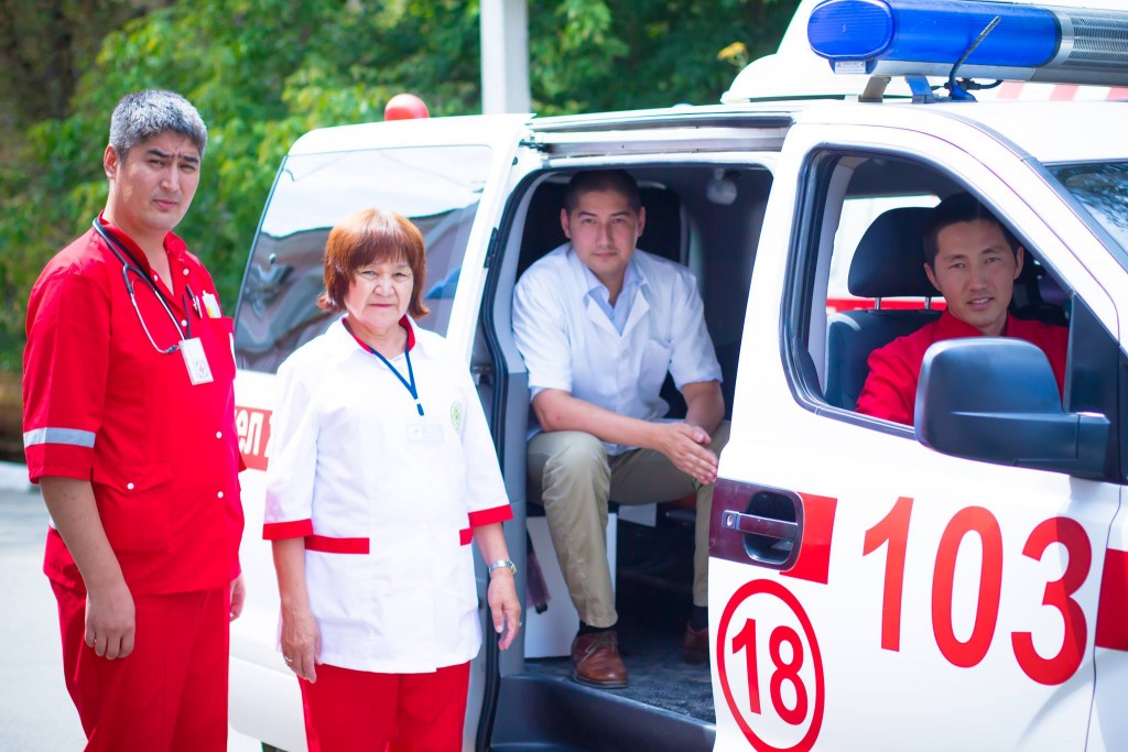 Photos credit: Kunzhamilya Sakhain‎ (ambulance volunteer story)