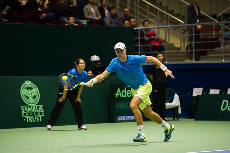Dmitry Popko. Photo credit: Kazakhstan Tennis Federation press service