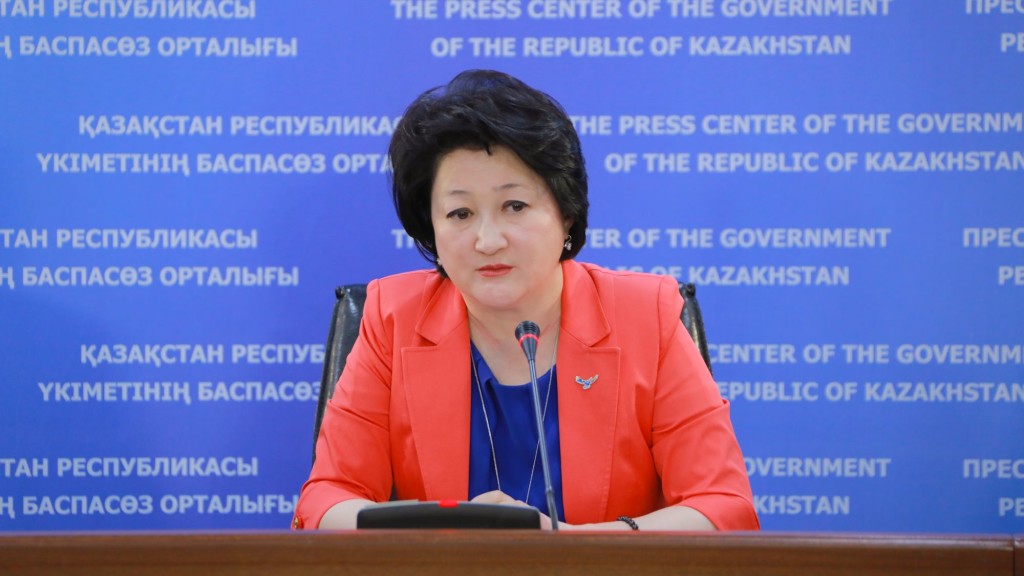Vice Minister of Culture and Sports Aktoty Raimkulova.