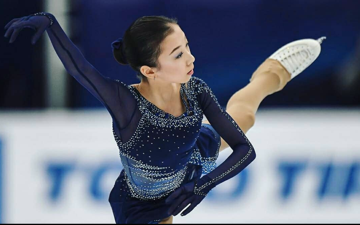 Kazakh Figure Skater Elizabet Tursynbaeva Takes Part in World’s Largest ...
