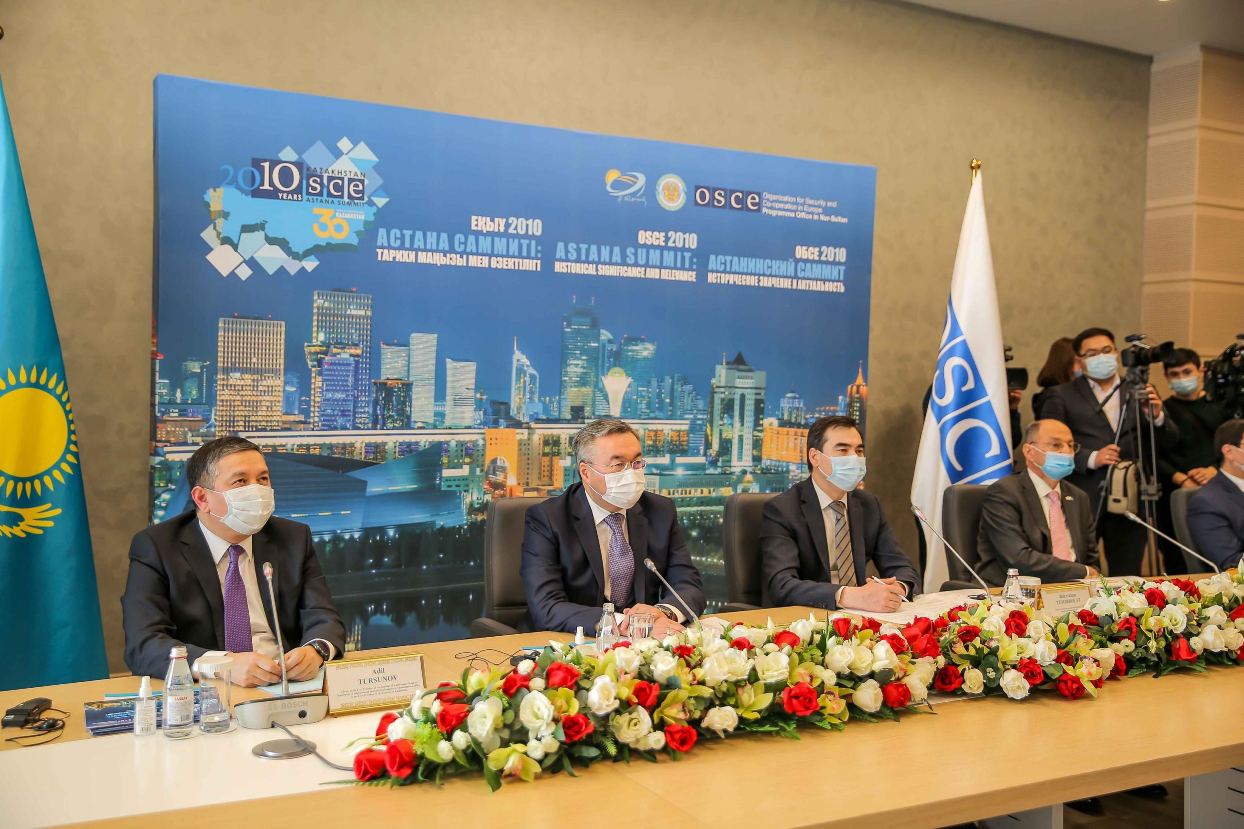 Kazakh Foreign Minister, OSCE Senior Officials Address ...