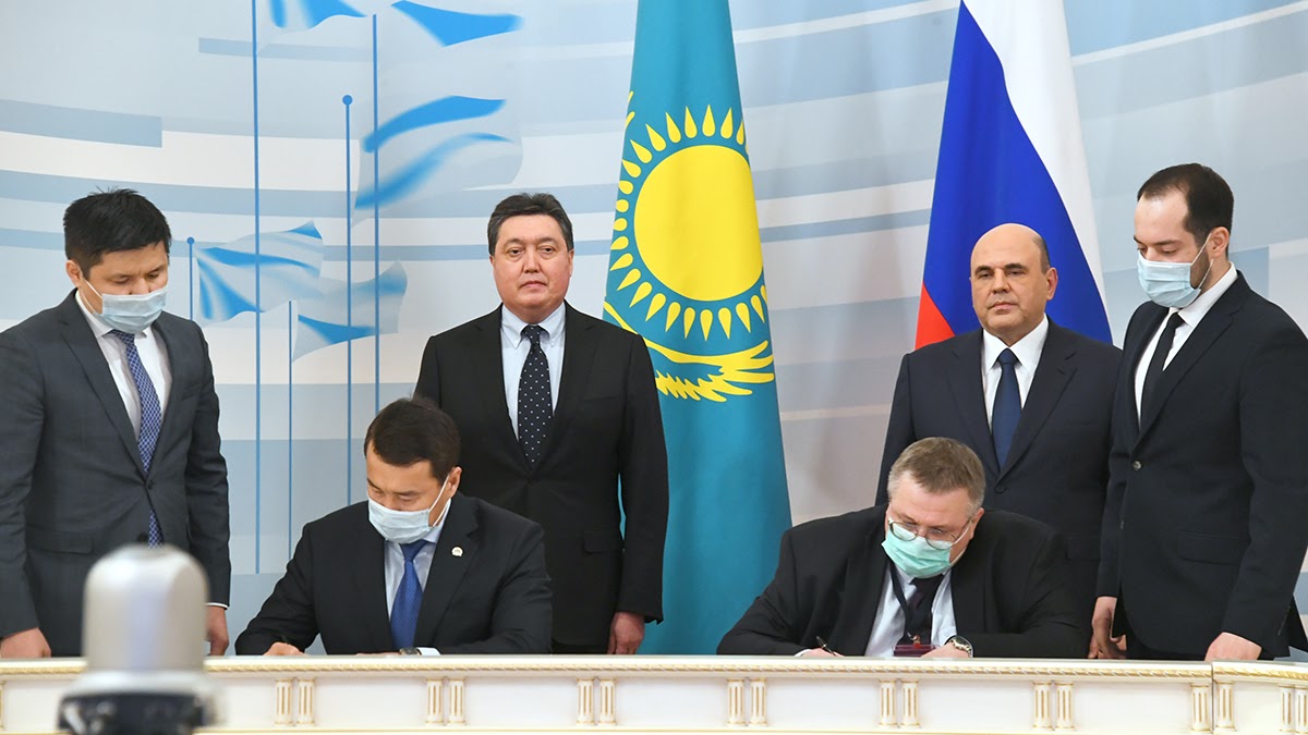 Kazakhstan And Russia Sign Economic Cooperation Program For 2021 2025   SHA 5774 