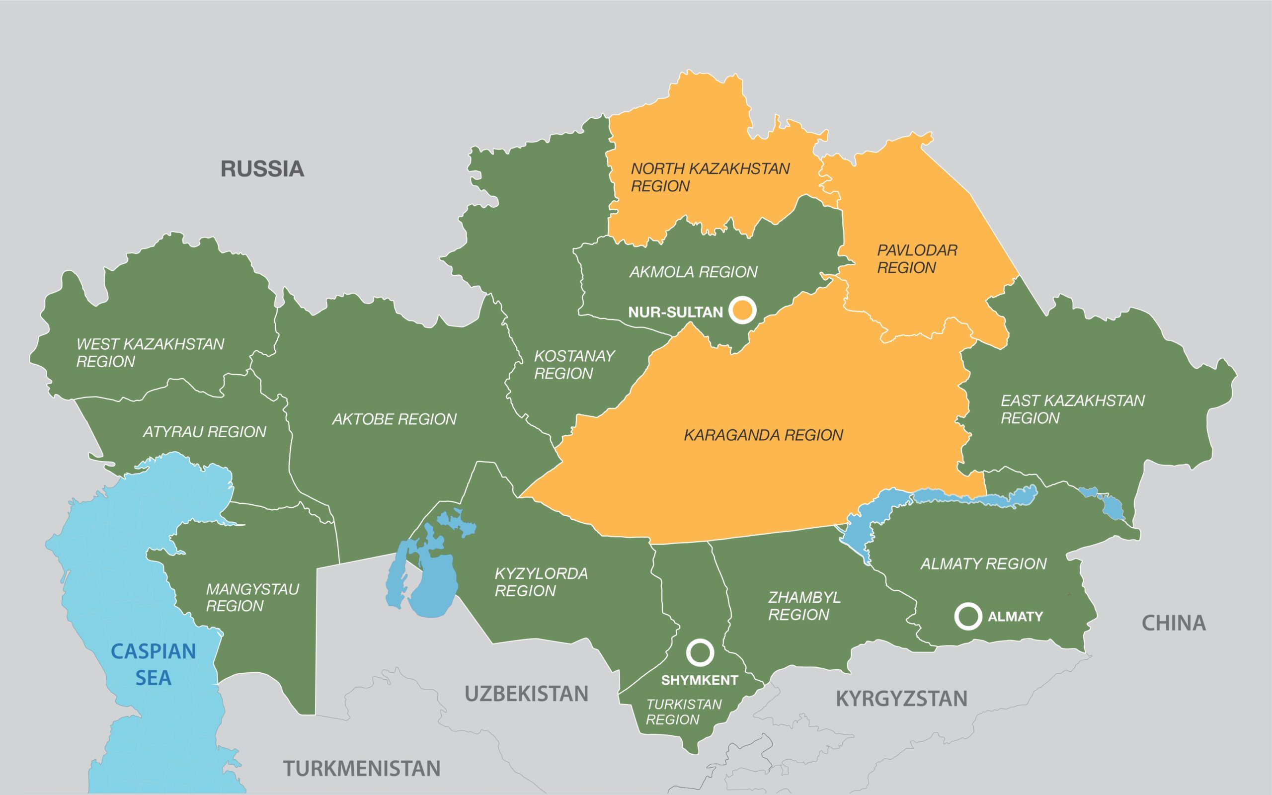 Карта интернета казахстан