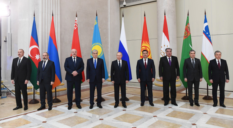 President Tokayev Attends Informal Meeting of CIS Heads of State in St ...