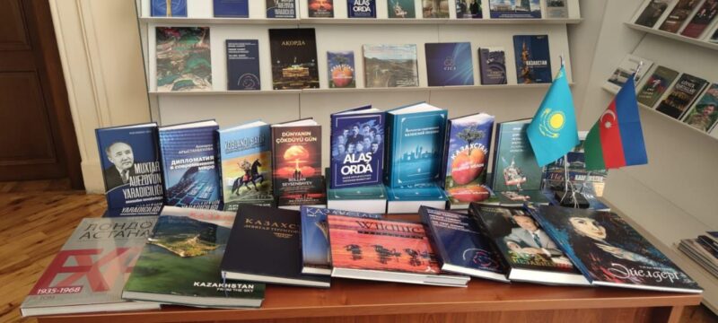 Kazakh Embassy Donates More Than 500 Books to National Library of