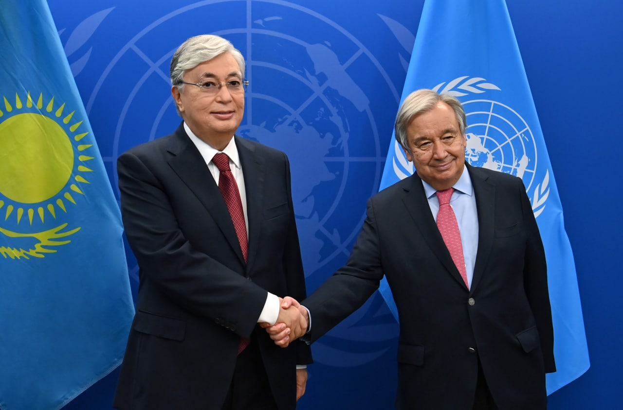 Tokayev Meets with UN, EU Officials While Attending UN General Assembly ...