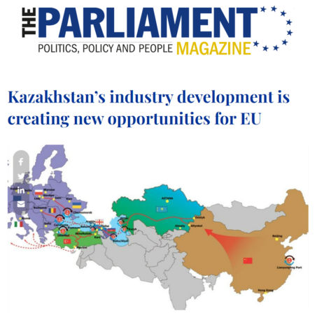 Kazakhstan’s Industry Development Is Creating New Opportunities For EU ...