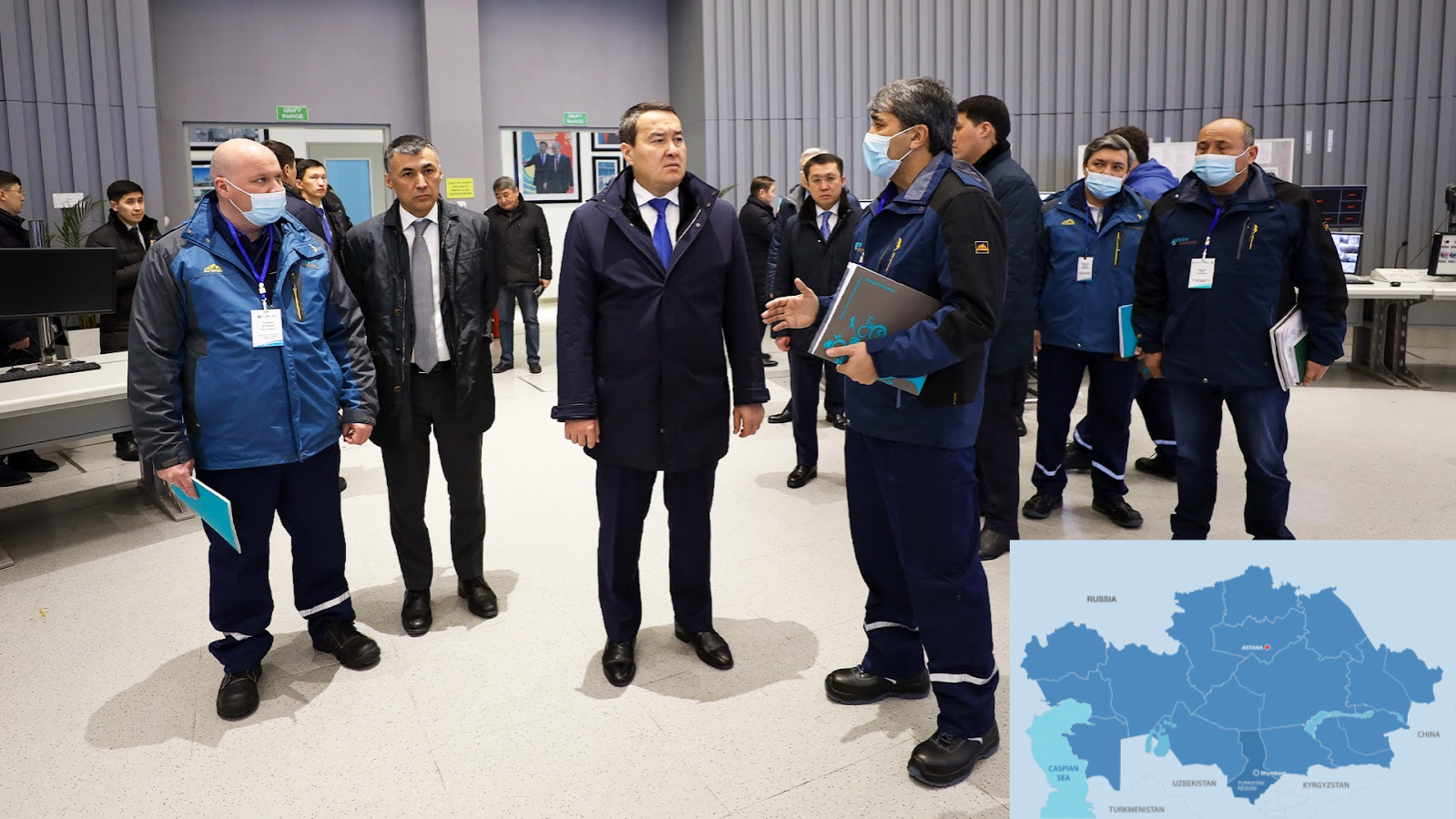 Премьер-министр Смаилов во время рабочего визита в Шымкент 27 января. Фото предоставлено пресс-службой премьер-министра. Нажмите, чтобы увидеть карту в полном размере.