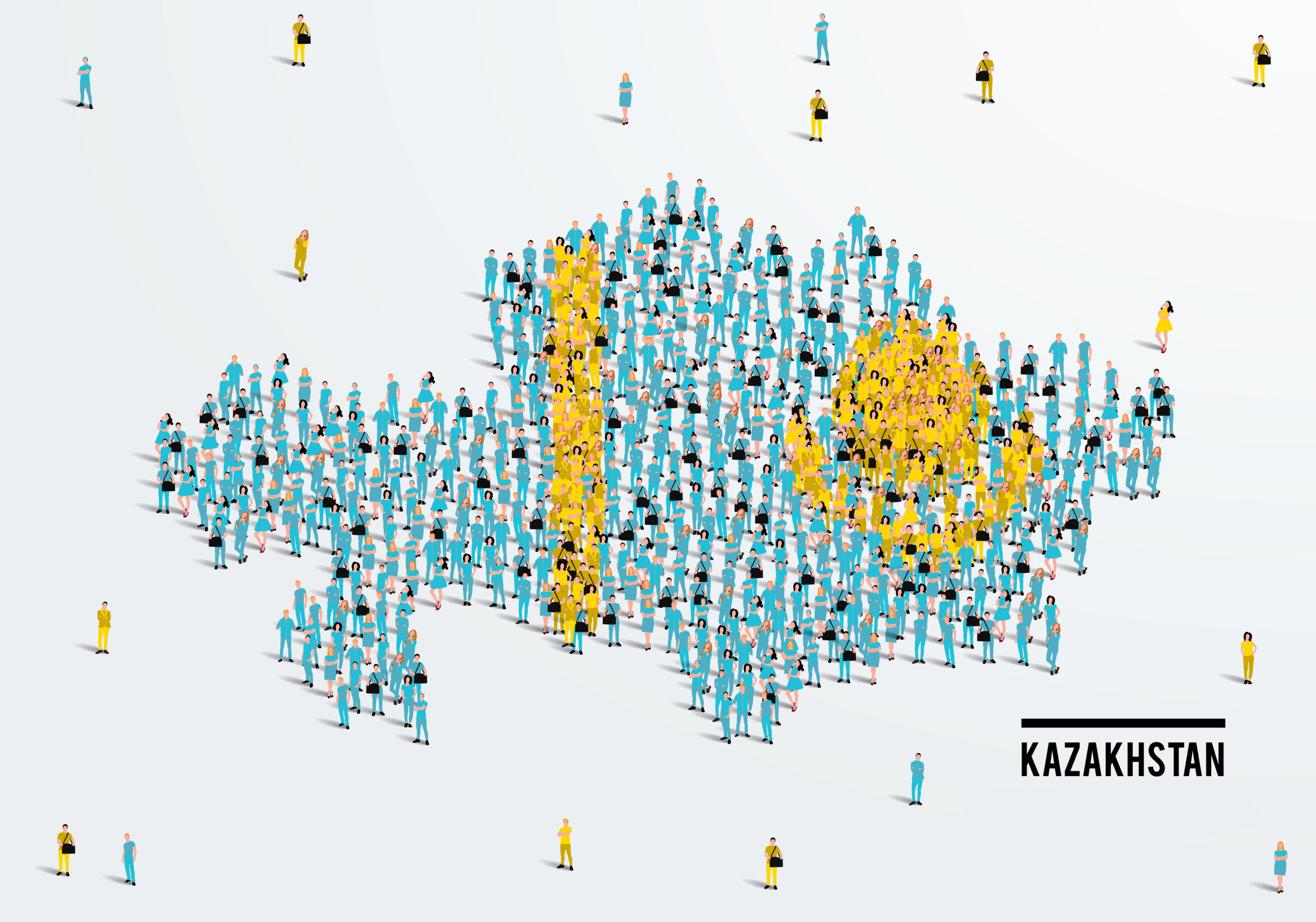 Население Казахстана превысило 19,7 млн человек на 1 февраля 2023 года - Bizmedia.kz