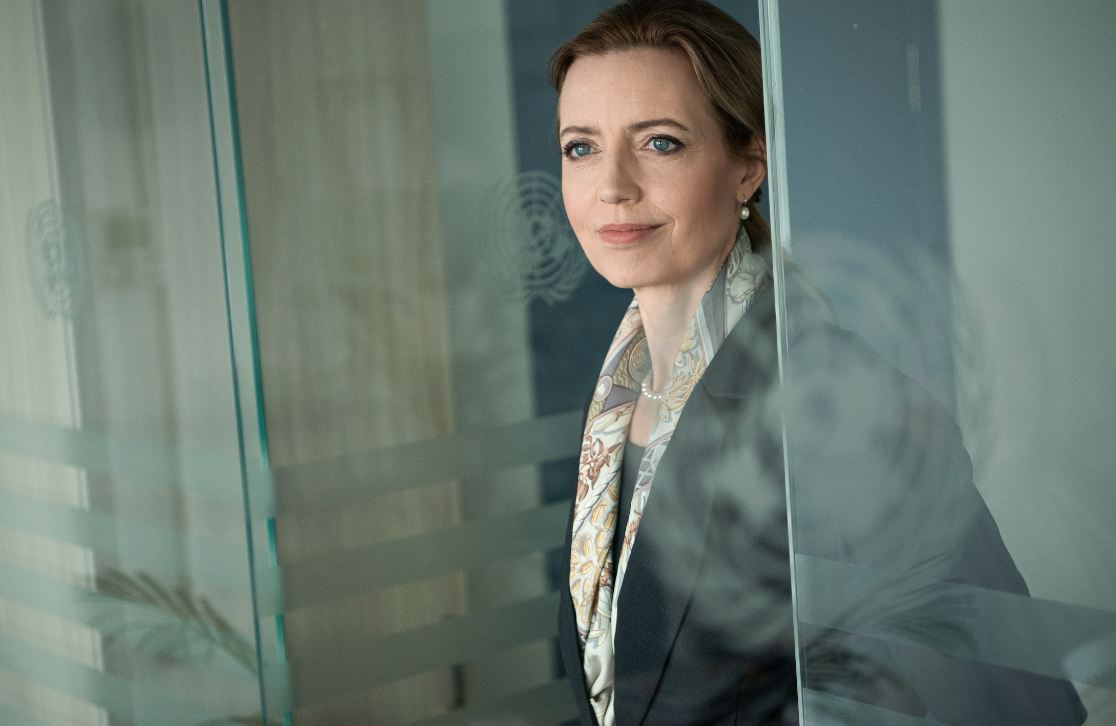 Микаэла Фриберг-Стори начала свою миссию в Казахстане в ноябре 2020 года, имея в  этой должности более 20 лет опыта работы  с безопасностью и развитием. Фото любезно предоставлено: Представительство ООН в Казахстане.