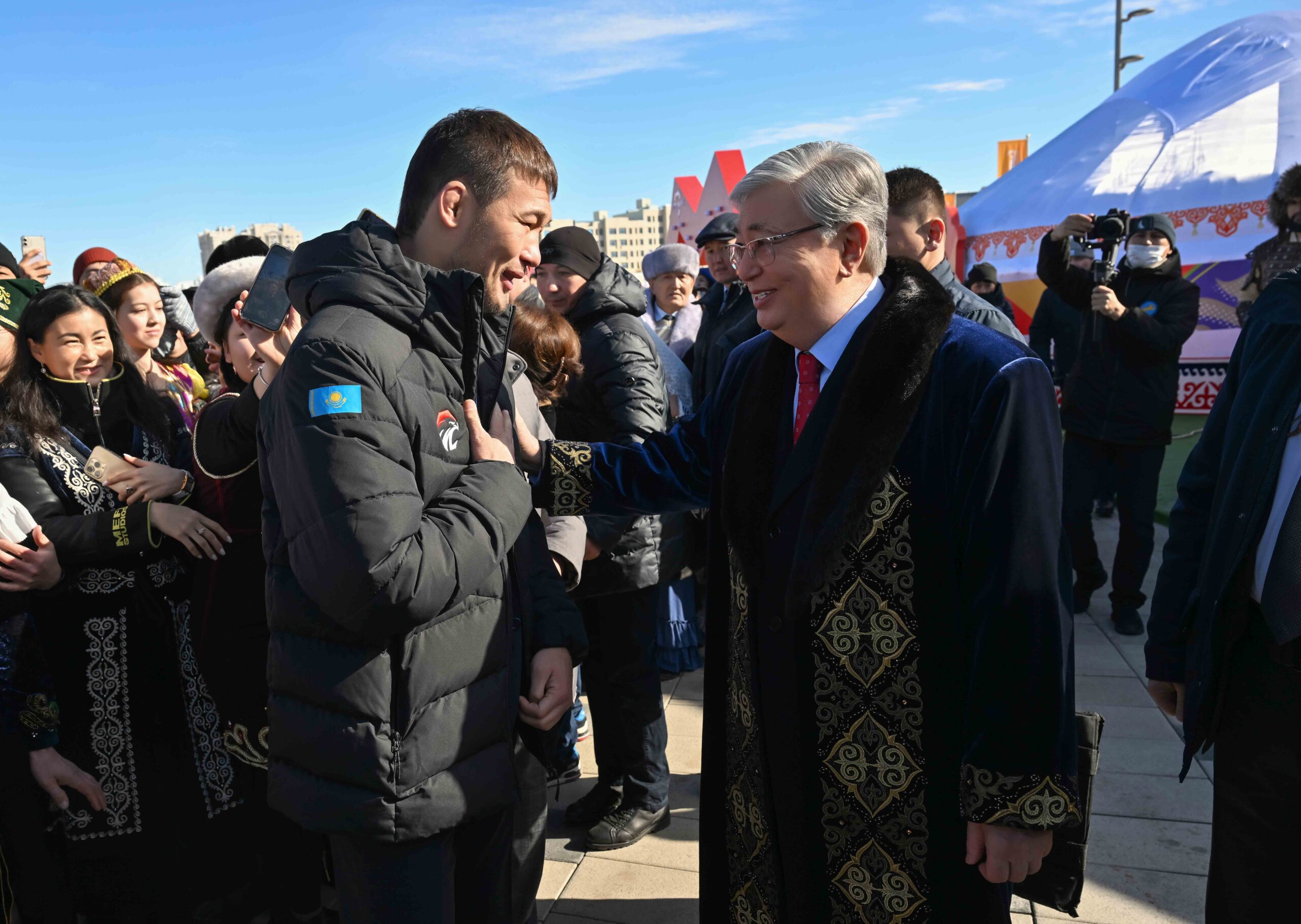 Касым-Жомарт Токаев встретился с горожанами на мероприятии, посвященном празднованию Наурыза.