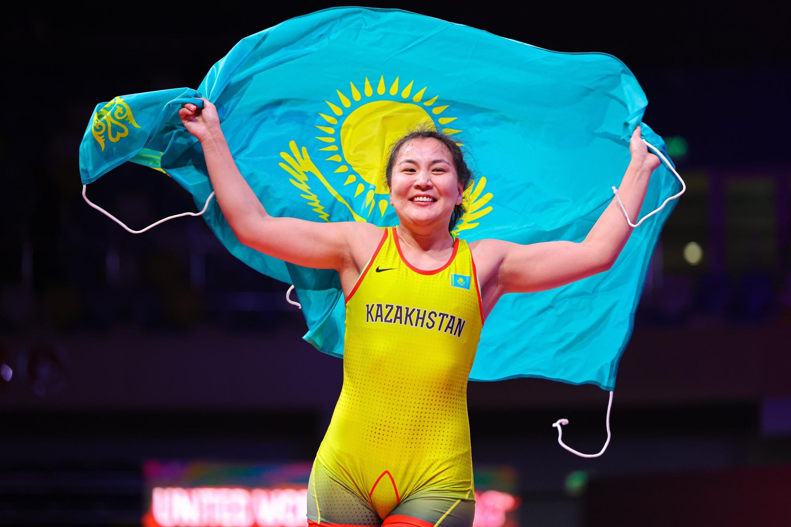 Kazakh Female Wrestler Wins Gold at Asian Wrestling Championship The