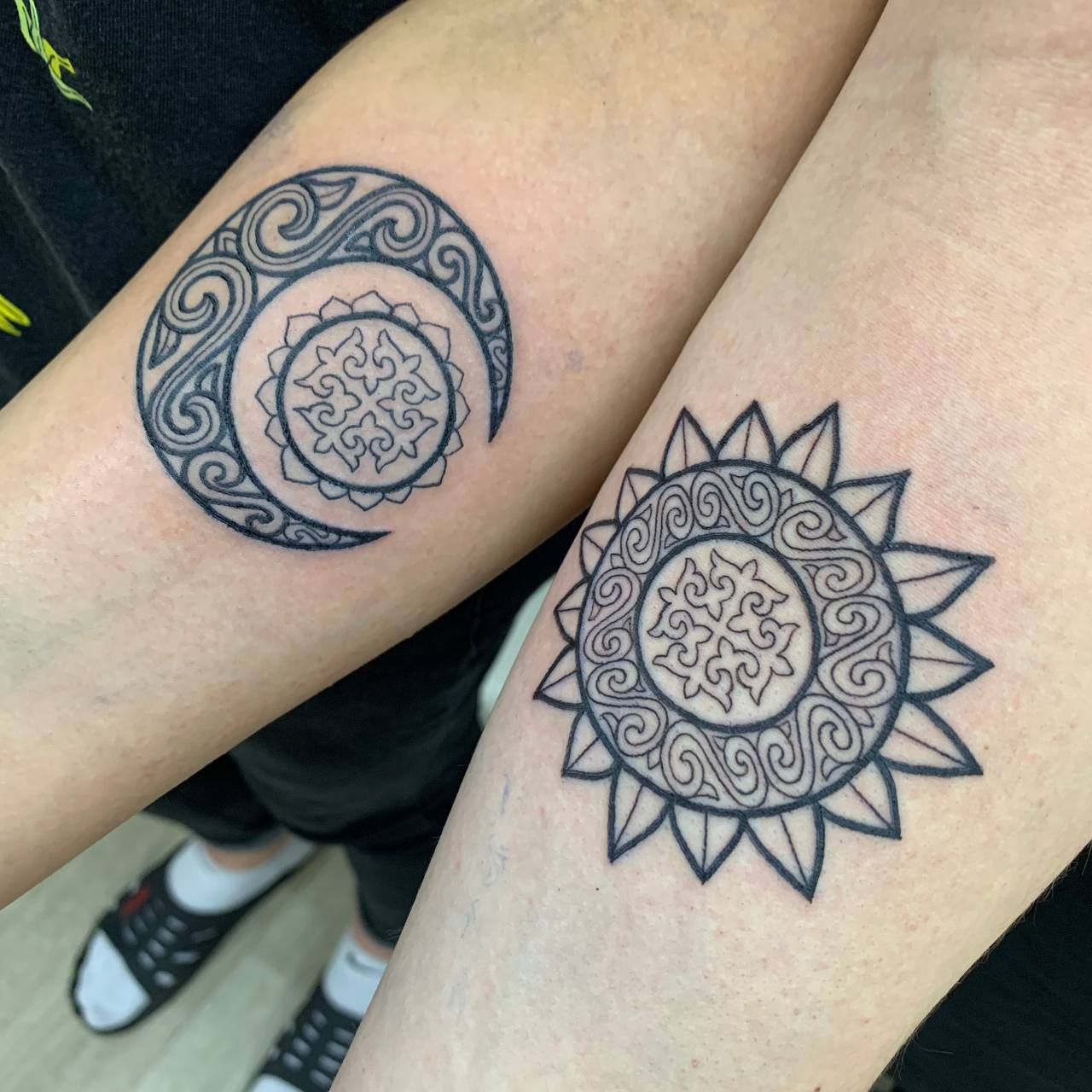 In Tengriasm the sun and the moon symbolize the eternal cycle of life and the ever