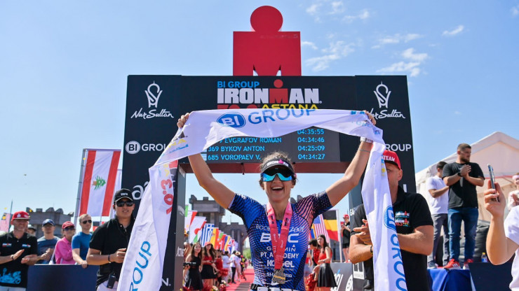 Astana ist im Juli Austragungsort des Ironman-Rennens
