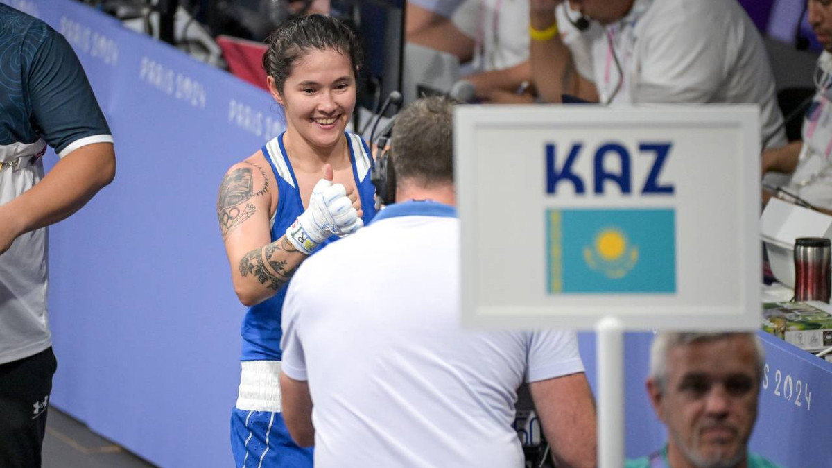 Kazakh Boxer Kyzaibay Secures Bronze in Her Olympic Debut - The Astana ...