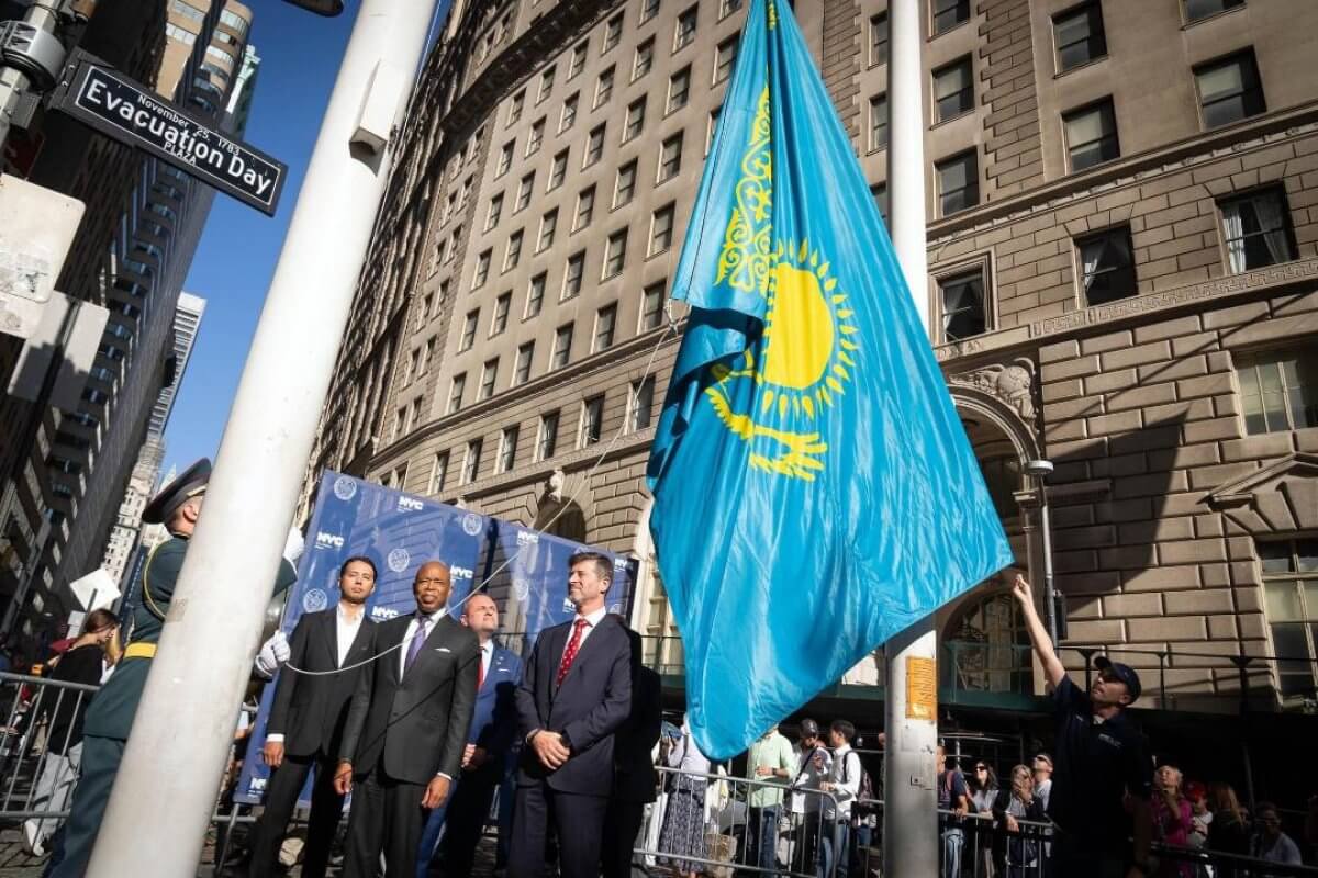 New York Honors Kazakhstan with Flag-Raising Ceremony, Proclaims Kazakhstan Heritage Day