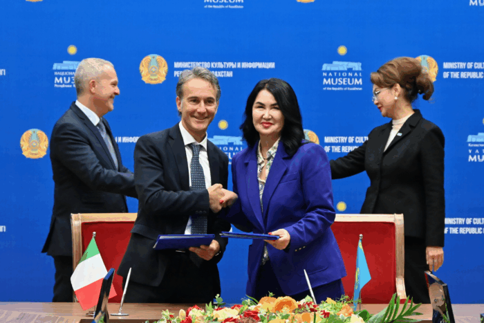 Kazakhstan, Italy Ink Cultural Cooperation Deal to Set Up Restoration Center