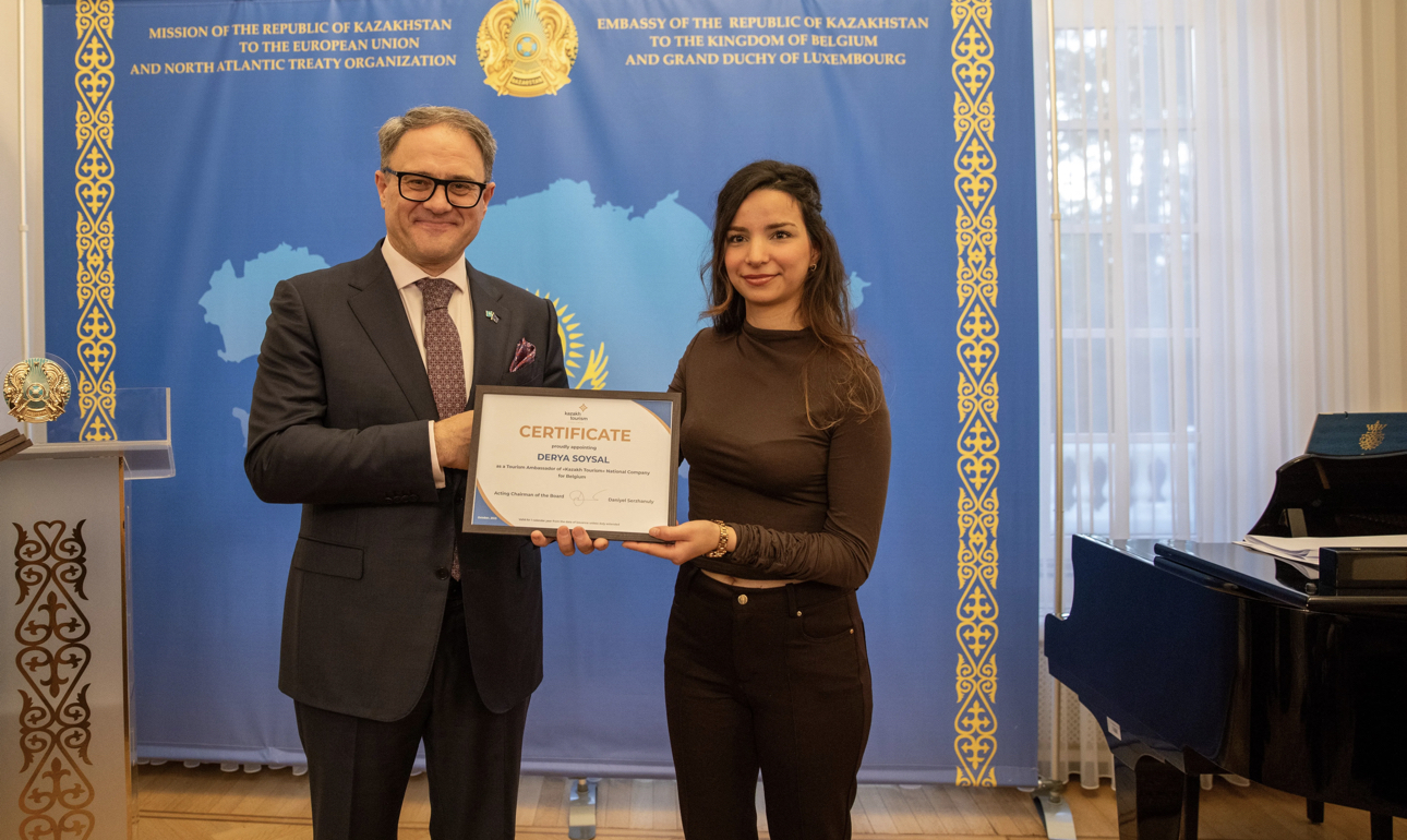 Belgian Journalist Derya Soysal Named Kazakhstan’s Tourism Ambassador