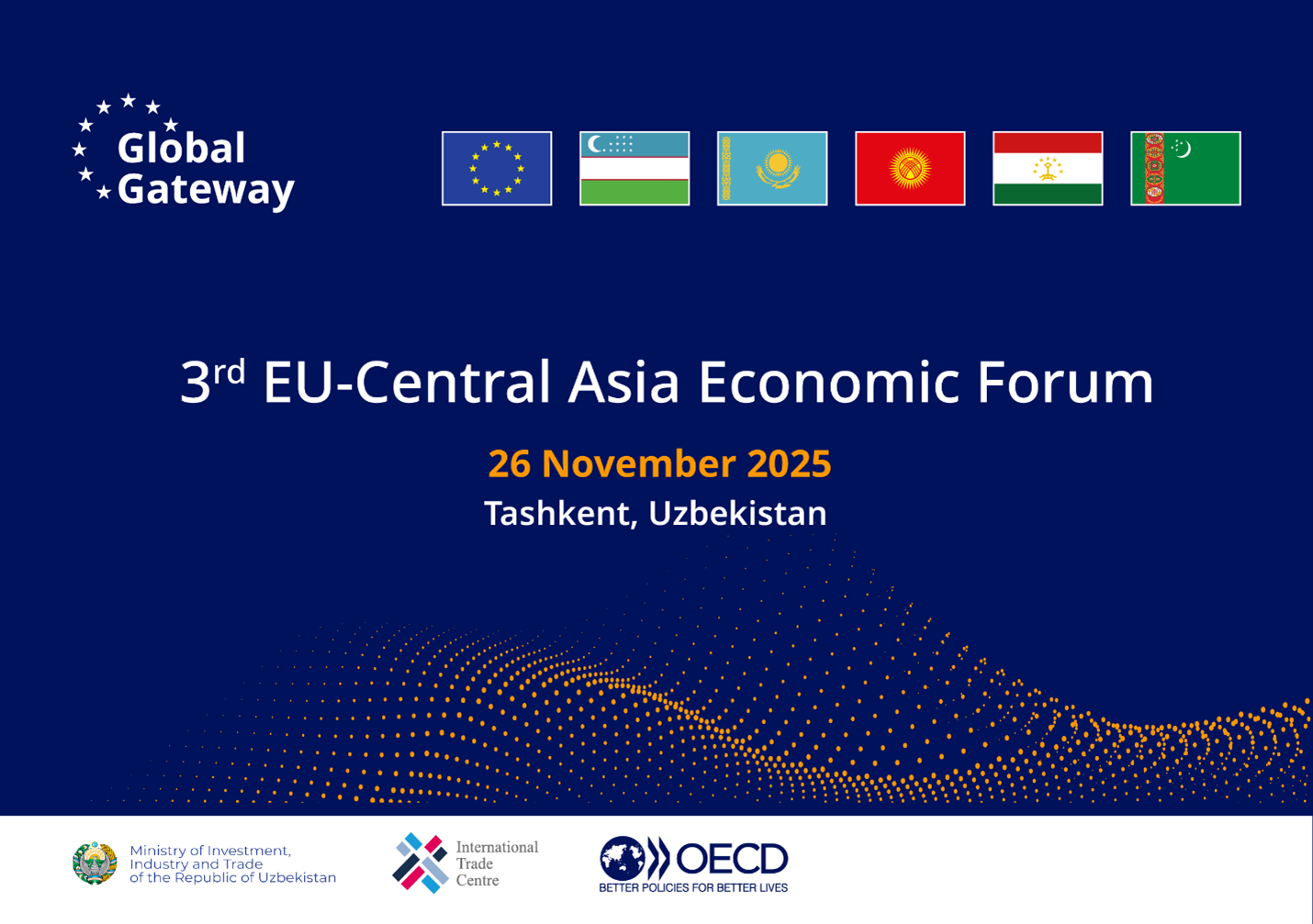 Tashkent to Host Third EU-Central Asia Economic Forum This Week
