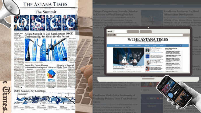 Telling Stories, Touching Lives: 15 Years of The Astana Times 